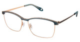 FYSH Eyeglasses FYSH 3723 TEAL ROSE GOLD/M216