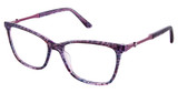 Superflex Eyeglasses SF-635 PURPLE LEOPARD/S307