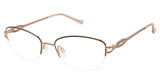 Tura Eyeglasses R143 black, rose gold/BLK