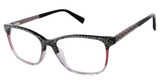 gx by GWEN STEFANI Eyeglasses GX104 black/glitter/BLK