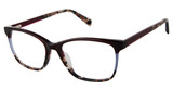 gx by GWEN STEFANI Eyeglasses GX104 burgundy/multi/BUR