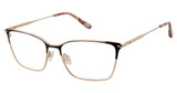 Lulu Guinness Eyeglasses L947 Black/rose gold/BLK