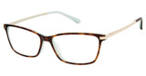 Lulu Guinness Eyeglasses L948 tortoise/mint/TOR