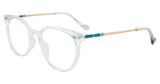 Yalea Eyeglasses VYA068 Crystal 75GY