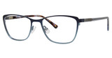 Liz Claiborne Eyeglasses L 471 BLK GOLD B/02M2