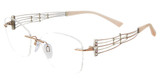 Line Art Eyeglasses XL 2171 Rose Gold/RG