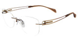 Line Art Eyeglasses XL 2173 Brown/BR