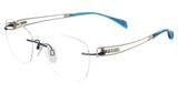 Line Art Eyeglasses XL 2174 Teal/TL