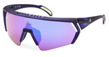 Adidas Sport Eyeglasses SP0063 blue/other / gradient or mirror violet/92Z