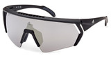 Adidas Sport Eyeglasses SP0063 matte black / brown mirror/02G