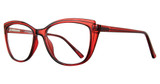 Affordable Designs Eyeglasses Jada Burgundy