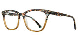 Serafina Eyewear Eyeglasses Paisley Olive