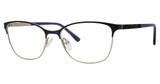 Adensco Eyeglasses AD 248 MTT BLUE M/0FLL