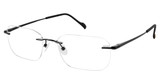 STEPPER Eyeglasses 86521 SI Black/BLK F099