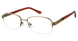 Caliber Eyeglasses HAN Antique Gold/GLD