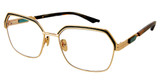 Coco & Breezy Eyeglasses CBGOALS GREEN BROWN GOLD/103