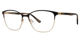 Adensco Eyeglasses AD 245 BLK GOLD B/02M2