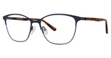 Adensco Eyeglasses AD 245 MTT BLUE M/0FLL