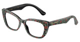 DOLCE & GABBANA KIDS Eyeglasses DX3357 RED ROSES/3426