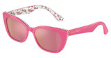 DOLCE & GABBANA KIDS Eyeglasses DX4427 PINK ON PINK FLOWERS/3207/Z