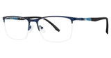 Wired Eyeglasses 6091 Navy Blue