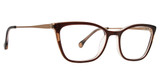 Trina Turk Eyeglasses Annmarie Cognac/COG