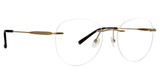 Totally Rimless Eyeglasses Saturn(369) Gold/GLD