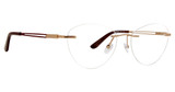 Totally Rimless Eyeglasses Orenda(368) Rose/Gold/RGD