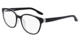 Nike Eyeglasses NIKE 7164 BLACK/CRYSTAL CLEAR/010