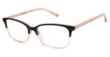 Tura Eyeglasses R703 black, rose/BLK