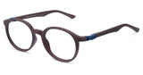 BFlex Eyeglasses B-GENUINE BROWN BLUE/1
