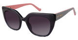 BETSEY JOHNSON Eyeglasses CATCHYA LATER Black/BLK
