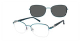 REVOLUTION Eyeglasses DAUPHNE Teal/TEA