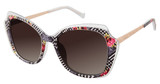 BETSEY JOHNSON Eyeglasses SMOKESHOW Clear/CLR