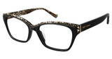 BETSEY JOHNSON Eyeglasses TOP SECRET Black/BLK