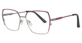 Zimco Eyeglasses GEM#12 PURPLE GUNMETAL
