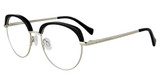 Lucky Brand Eyeglasses VLBD129 Silver/Black 0SIL