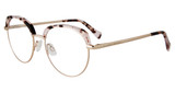 Lucky Brand Eyeglasses VLBD129 Rose/Pink Havana 0ROS