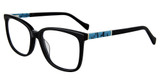 Lucky Brand Eyeglasses VLBD245 Black 0BLA