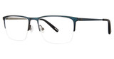 Jhane Barnes Eyeglasses Partial Steel/ST