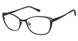 Isaac Mizrahi New York Eyeglasses IM 30077 Black/BK