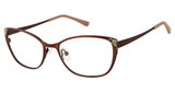 Isaac Mizrahi New York Eyeglasses IM 30077 Brown/BR