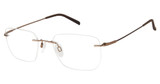 Titanium Eyeglasses CH 29127C Brown/BR