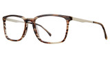 Vivid Eyeglasses BIG AND TALL 27 brown stripe