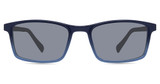 Eco Eyeglasses FLINT SUN CLIP BLUE/BLUE