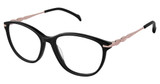 Superflex Eyeglasses SF-640 BLACK ROSE GOLD/S300