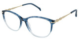 Superflex Eyeglasses SF-640 BLUE GOLD/S301