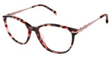 Superflex Eyeglasses SF-640 AUBERGINE TORT ROSE GOLD/S407
