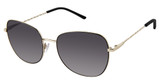 Superflex Eyeglasses SFS-2005 BLACK GOLD/S100