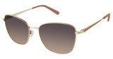 Superflex Eyeglasses SFS-2008 TAUPE GOLD/S214